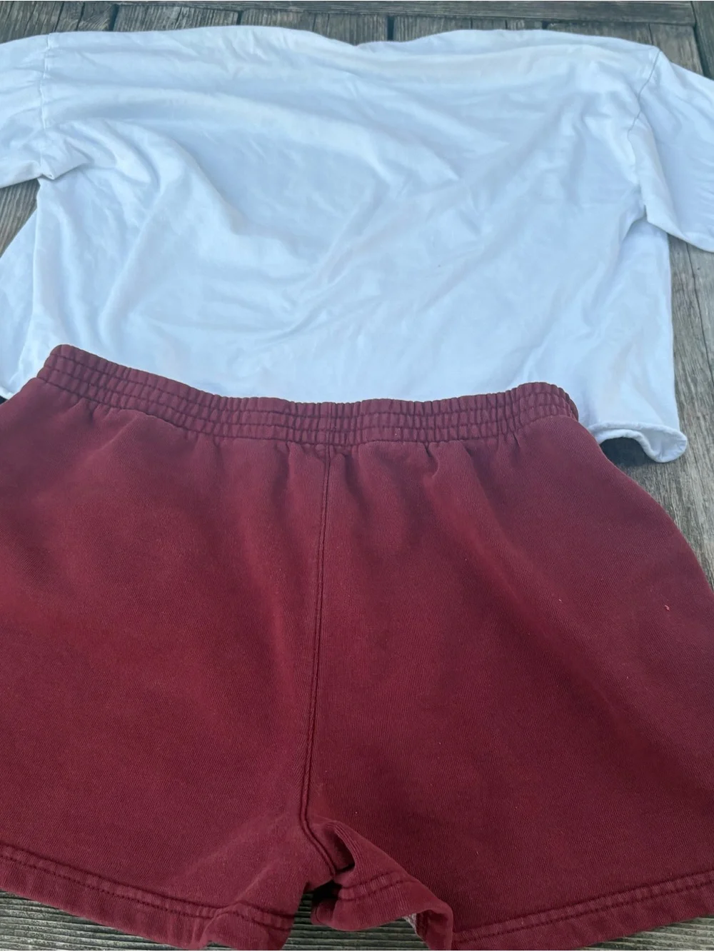 Burgundy Athletic Lounge Shorts